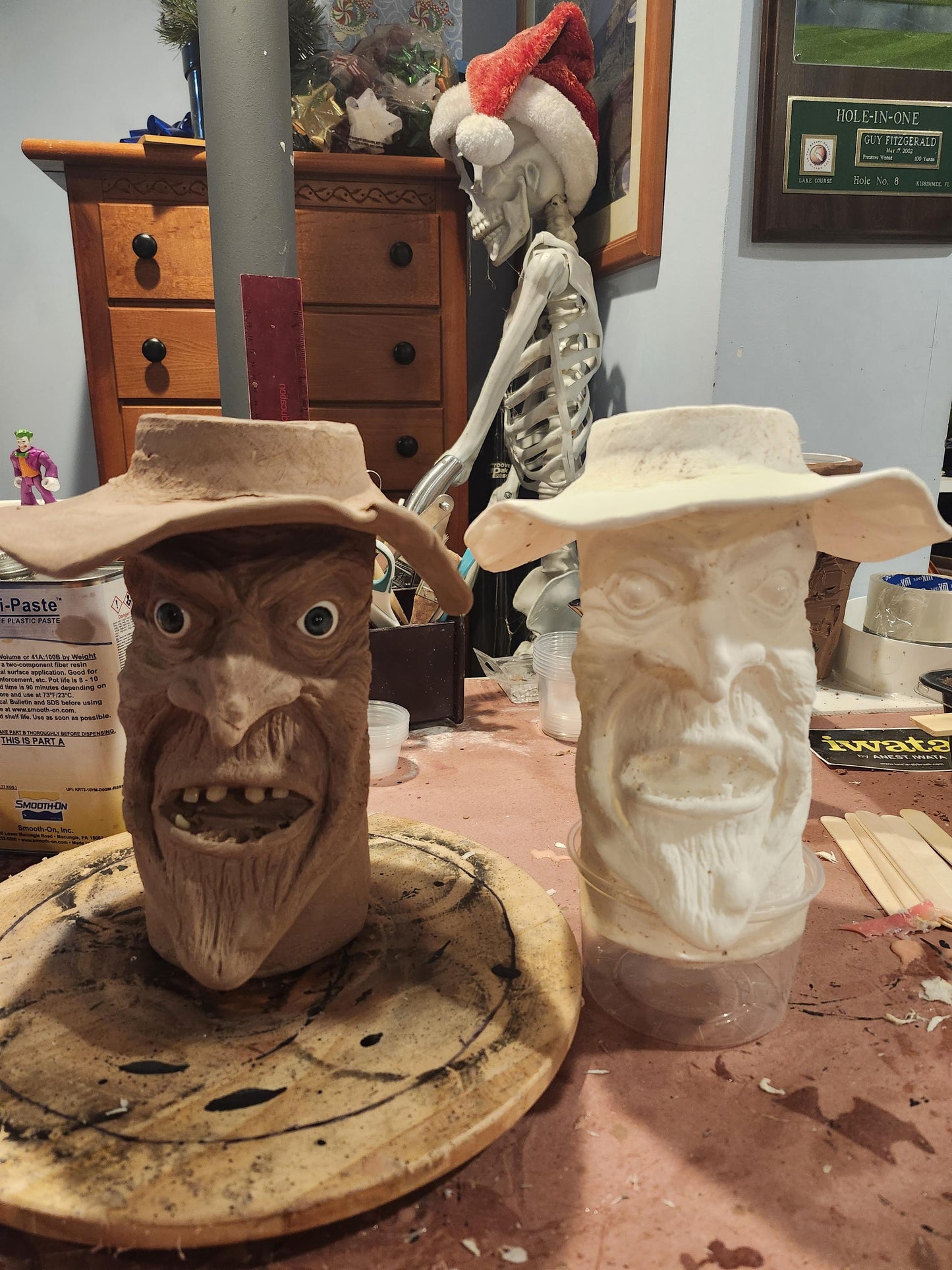 The Witch - Monster Tiki Torch - a hauntingly unique piece perfect for Halloween or year-round horror vibes. A must for #camping