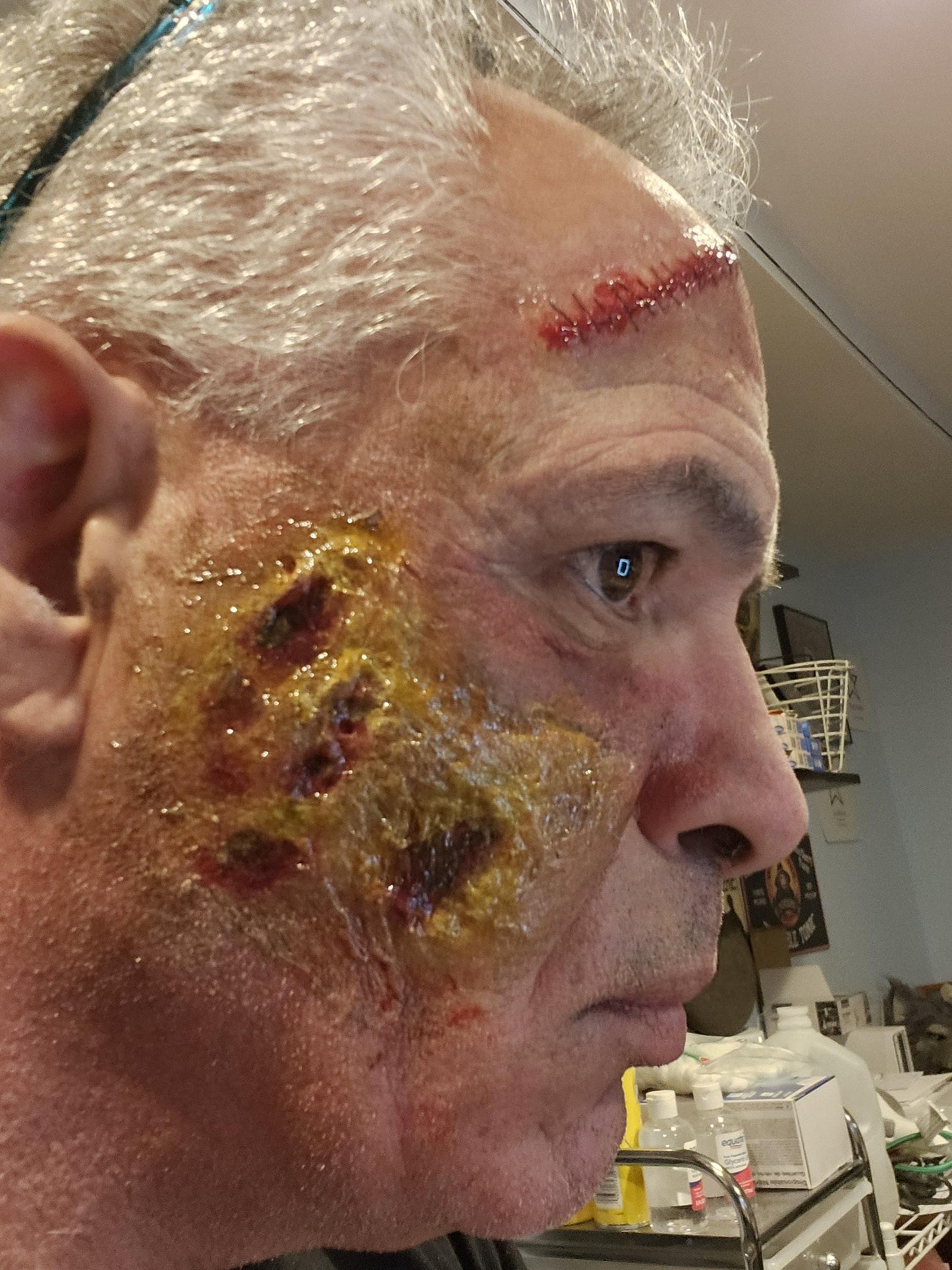 Zombie/diseased Pros aide Transfer, Perfect for Special Effects Makeup artists,Cosplay, Halloween & Character Creations!