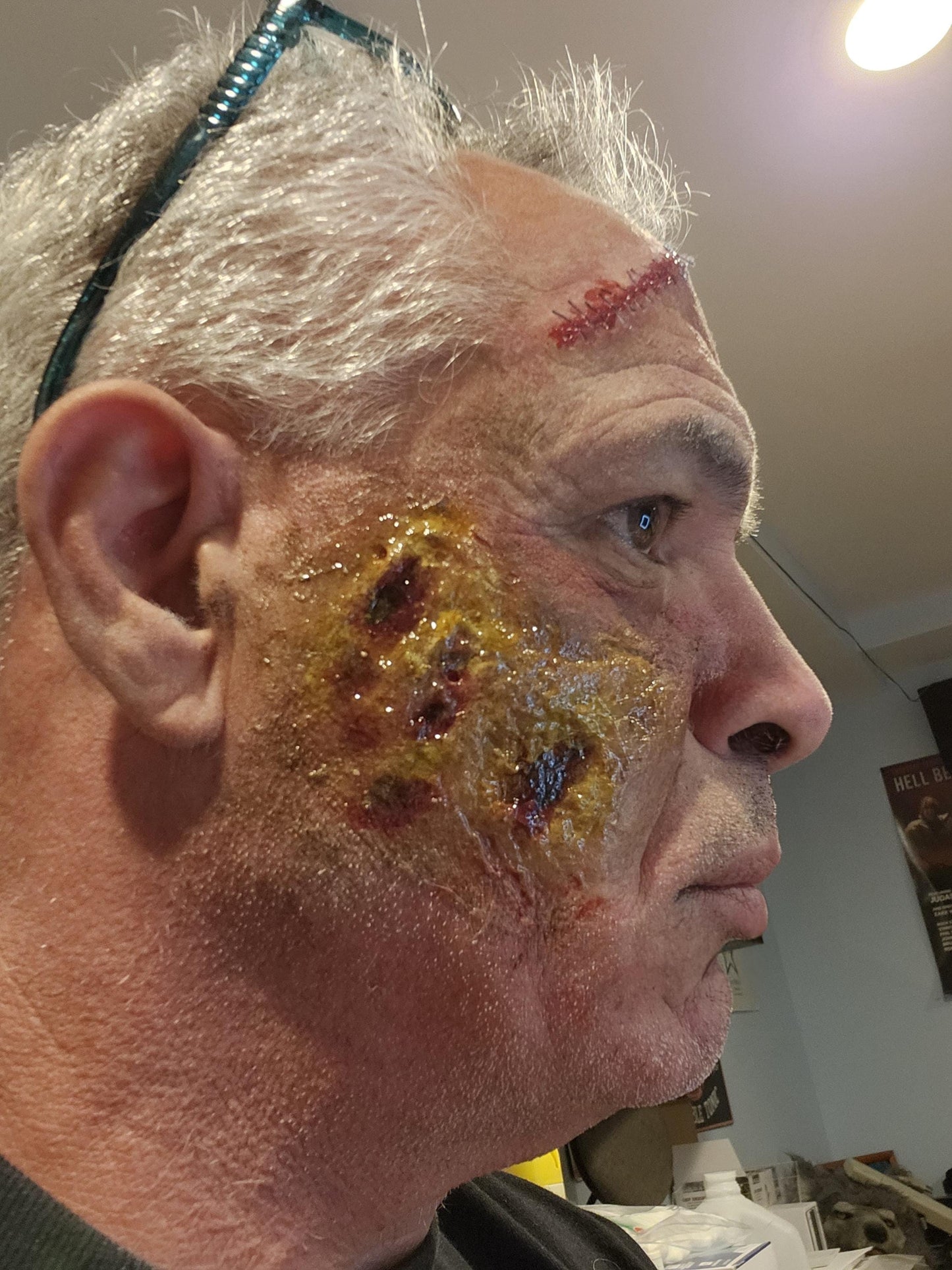 Zombie/diseased Pros aide Transfer, Perfect for Special Effects Makeup artists,Cosplay, Halloween & Character Creations!