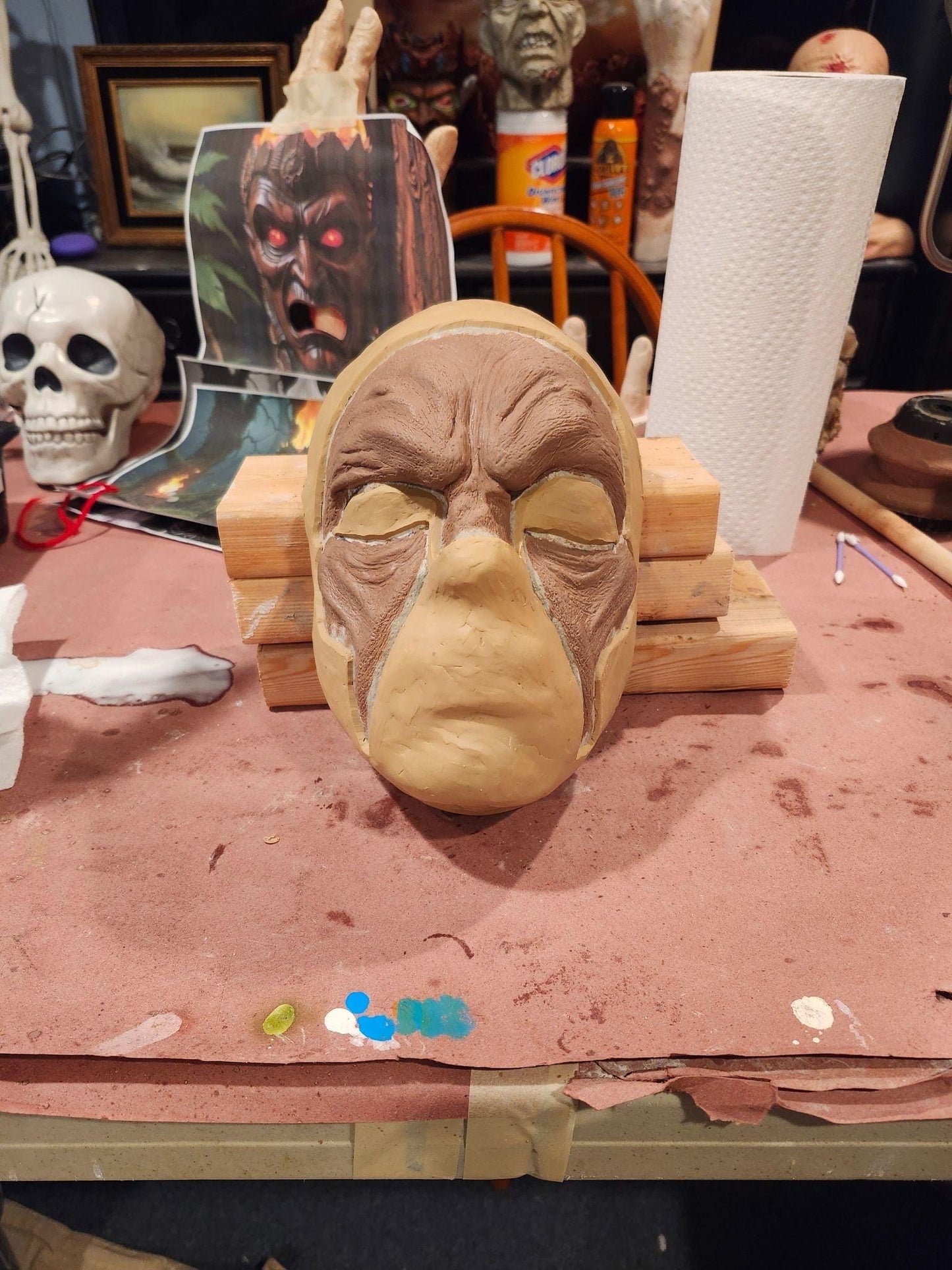 Realistic Vampire Foam Latex Brow Prosthetic | Special Effects Makeup | Horror Costume | Gothic costume accessory | Halloween makeup