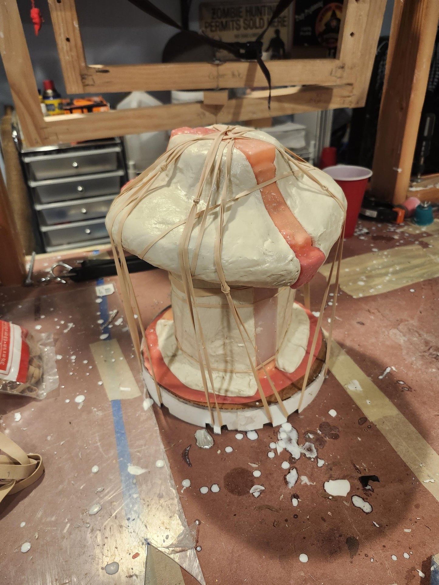 The Witch -  Monster Tiki Torch - a hauntingly unique piece perfect for Halloween or year-round horror vibes. A must for #camping