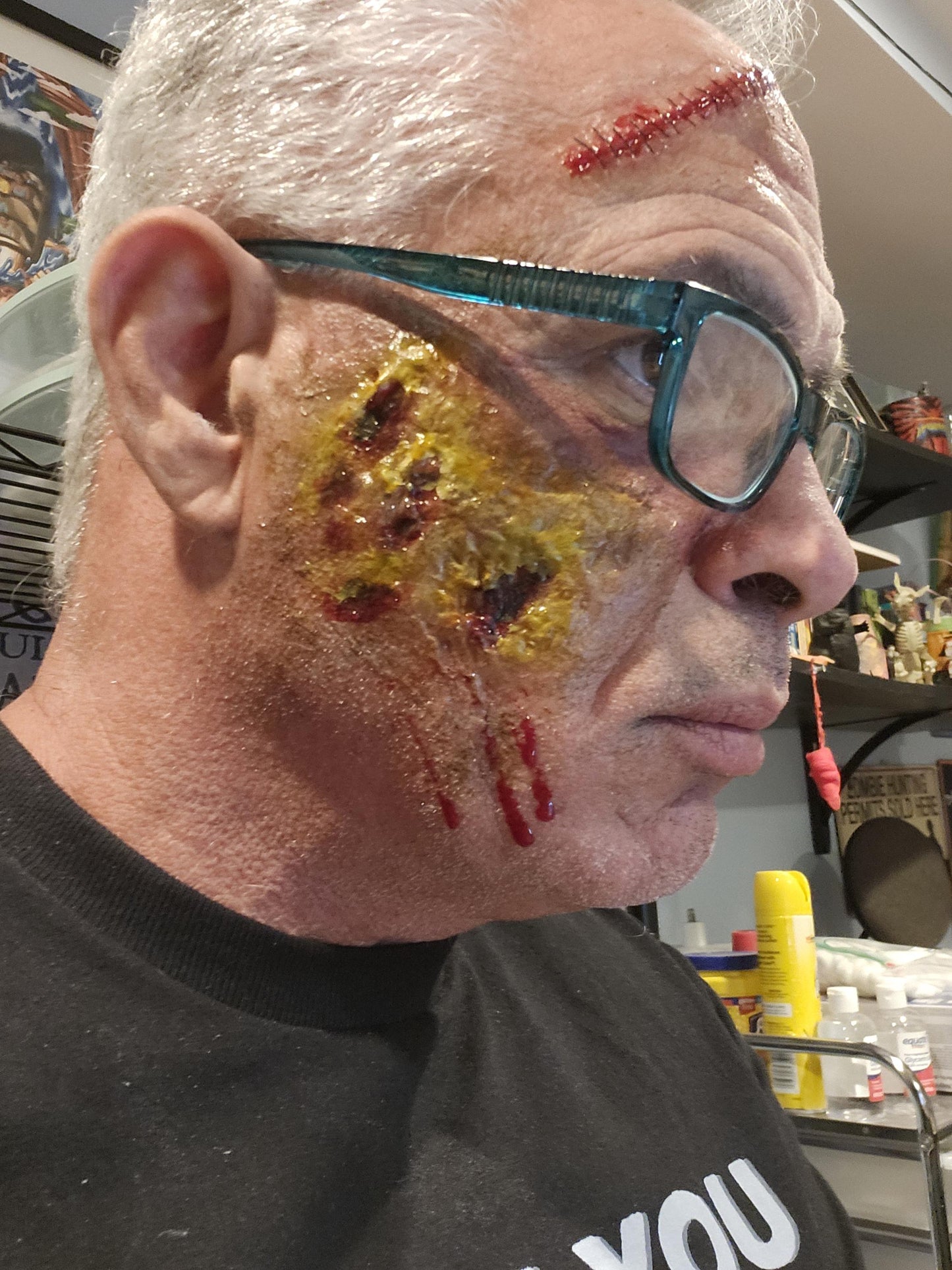 Zombie/diseased Pros aide Transfer, Perfect for Special Effects Makeup artists,Cosplay, Halloween & Character Creations!