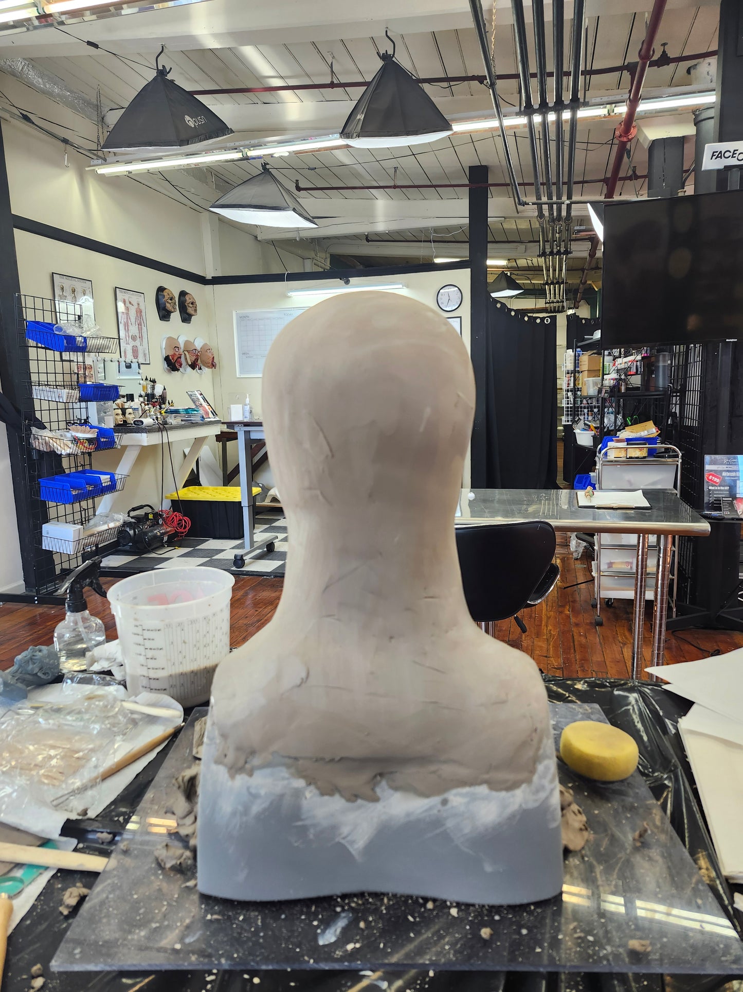 Vampire Ghoul Latex Mask – Realistic Horror Mask, Haunted House Costume, Zombie Creature Mask, Scary Halloween Mask, Professional Haunt Prop