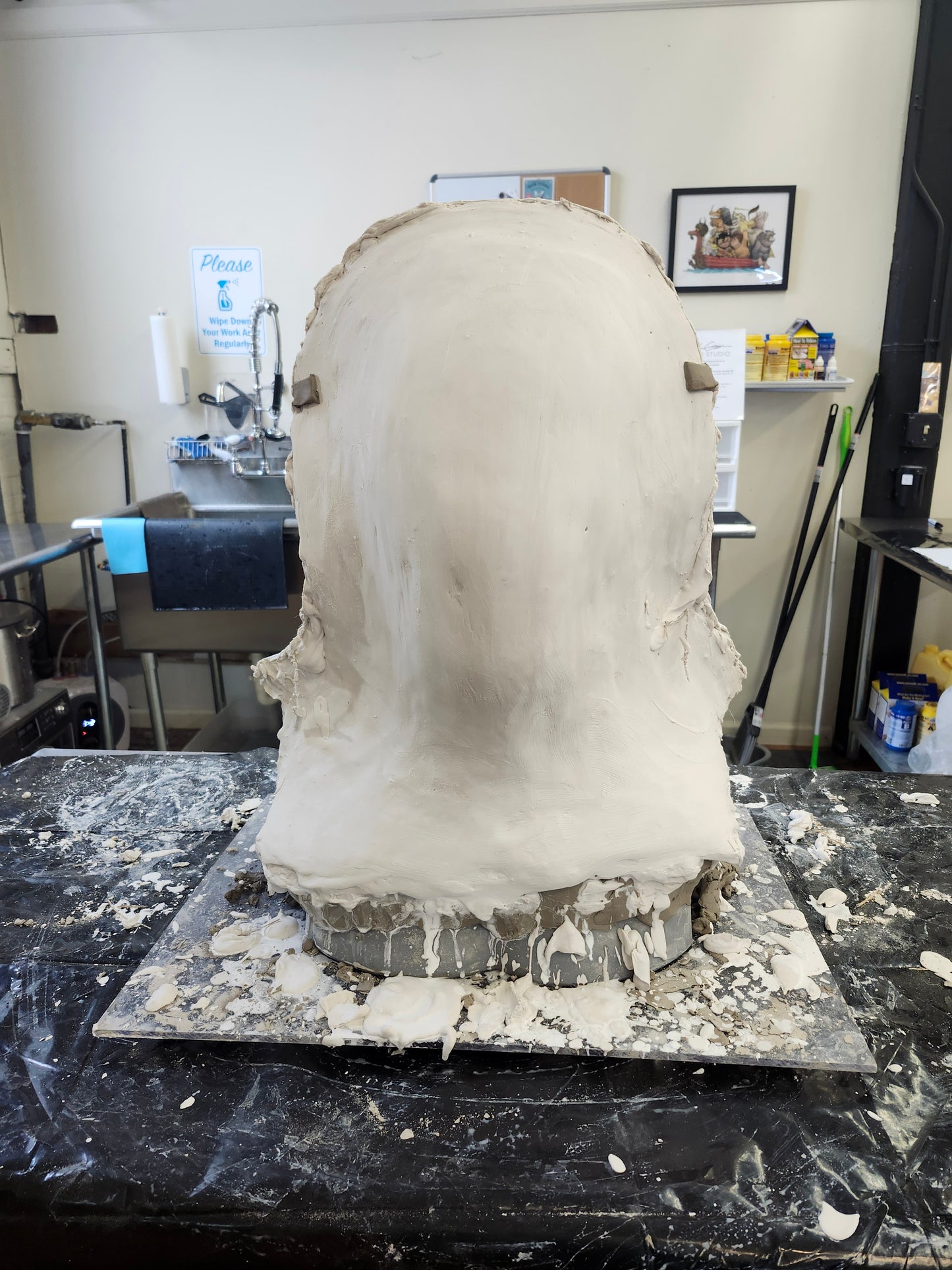 Vampire Ghoul Latex Mask – Realistic Horror Mask, Haunted House Costume, Zombie Creature Mask, Scary Halloween Mask, Professional Haunt Prop